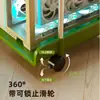 Soporte para host de computadora, soporte para debajo del escritorio, bandeja para escritorio de oficina, gabinete de computadora, estante de colocación móvil, base, estante de almacenamiento