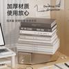 Estante de Escritorio Transparente para Almacenamiento de Archivos Estantería Soporte para Libros Estante Fijo para Almacenamiento de Libros Acrílico Organización
