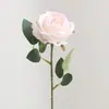 Flor de rosa artificial individual, decoración para sala de estar del hogar, arreglo de boda, paisajismo de cascada de rosas, accesorio para fotografía