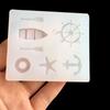 Molde epóxico de espejo completo serie viento oceánico molde de silicona timón molde de arcilla hecho a mano material para accesorios de joyería