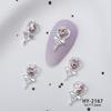 Acessórios Explosivos para Nail Art de Varinha Mágica da Sailor Moon Diamante Rosa Borboleta Amor Urso Tridimensional Liga Decoração de Unha