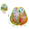 Tienda de Casa Pequeña para Niños con Playhouse y Marco Metálico Reforzado, Castillo de Juguete para Interiores para Niños y Niñas