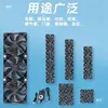 Ventilador de 12 cm 220V Host Silencioso Gran Flujo de Aire Gabinete de Escape Soporte para Macetas Suculentas Ventilador de Refrigeración de Velocidad Variable Escape