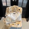 Bolsa de viagem casual de grande capacidade para mulheres, bolsa de viagem de ombro bordada chinesa, nova chegada, primavera de 2025
