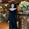 Vestido Dulce de Encaje Estilo Francés para Mujer, Atuendo Nuevo Año Primavera 2026, Elegante Vestido Largo Ajustado