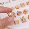 Colección de cuentas de aleación transfronterizas de agujero grande: corazón, flor, castillo, copo de nieve, cuentas de aleación de Navidad para pulseras y brazaletes DIY