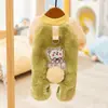 Roupas para Pets Algodão de Quatro Pernas Casaco de Natal Cor Pura Xadrez Com Capuz Tamanho Pequeno Cães Bichon Teddy Roupas para Cachorros