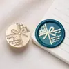 Nueva Serie de Lazos Sello de Cera texturizado lindo de ensueño Cabeza de Cobre Sello para Sobre Invitación Regalo al por Mayor del Fabricante