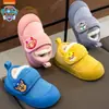 Zapatos de Algodón Infantiles Patrulla Canina Invierno Dibujos Animados Felpa Zapatillas de Algodón Engrosadas para Niñas y Niños