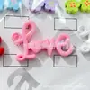 Pingente Carta de Amor Pintado em Acrílico DIY Acessório para Chaveiro Feito à Mão com Contas Peças