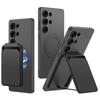 Adecuado para Funda de Teléfono Móvil Samsung S25Ultra S25 Cubierta Protectora para Tarjetas S25Plus Soporte Magnético Dividido para Tarjetas Cepillo Antirrobo