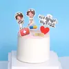 Pastel Día de la Enfermera Enchufe Tienda de Pasteles Decoración Pastel Día de la Enfermera Tarjeta de Amor Enchufe de Negocios Vestimenta Festiva