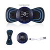 EMS pulse massagem adesivos portátil mini massageador elétrico coluna cervical elétrica cintura para trás Borboleta massageador