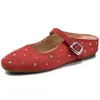 Zapatos Mary Jane Cuadrados Remachados Estilo Nuevo Aumentador de Altura Interior Brisa Nocturna Retro para Mujer 2025 Nuevo Suela Suave con Falda Zapatos de Una Sola Capa