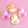 Accesorios para Manualidades de Tocados Pegamento de Resina para Manualidades Funda Pequeña Amarilla para Teléfono Móvil Infantil Accesorios para el Cabello de Dibujos Animados de Pato Material para Diadema Patito