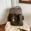 Bolsa de mão pequena retrô minimalista transfronteiriça, nova bolsa de ombro estilosa, bolsa de antebraço, bolsa feminina, bolsa tote de alta qualidade e chique