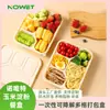 Caixas de Almoço de Três, Quatro e Cinco Compartimentos Feitas de Amido de Milho, Biodegradáveis, Ecológicas, Caixas de Almoço Descartáveis