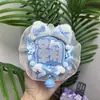 Chen Zheyuan (Yuan) Celebridad Hecha a Sí Misma Colgante de Bolso Qihang Mini Abanico Reflectante Etiqueta de Nombre Set Completo Terminado Hecho a Mano