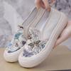 Uma geração de 2024 primavera novos sapatos femininos sapatos de pescador sapatos de sola macia antiderrapante preguiçosos pisar em sapatos da moda Coringa
