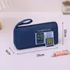 Estojo de Caneta de Primeira Linha Personalizado Online com Logo Personalizado Simples de Grande Capacidade Bolsa para Material Escolar Personalizada Atacado Bolsa para Material Escolar de Aluno do Ensino Fundamental