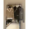 Chá verde limão outono estilo coreano chic preguiçoso visual emagrecedor conjunto de duas peças com gola lapela e mangas compridas para mulheres 11327