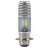Comercio Exterior Motocicleta Led Garra Única Grande P15D H6 H4 Ba20D 2835 Espina de Pescado Doble Cara 12 LED Faro