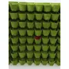 Vaso de Flores Tridimensional Verdejamento Vertical Bolsa de Plantas de Feltro Parede Interna Varanda Bolsa de Plantio Bolsa de Plantas de Feltro Montada na Parede