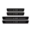 Explosiones transfronterizas son adecuadas para umbral de puerta de maletero de coche Honda Freed CR-Z Type R con textura de fibra de carbono y cuero