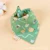 Toalla triangular de algodón para bebé toalla para recién nacido anti-escupir leche agua saliva toalla para bebé niño y niña babero de algodón toalla base para babero