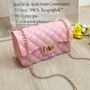 Bolso de Hombro de Perlas de Moda Bolso de Gelatina para Mujer 2025 Comercio Exterior Transfronterizo Más Fácil de Combinar Diamante Lápiz Labial Monedero Dropshipping