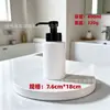 Botella de vidrio para gel antibacterial estilo Ins con sensación de alta gama, botella de presionar para hacer espuma para uso en hoteles, botella dispensadora de champú y gel de ducha