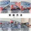 Fivela Ajustadora de Cintura em Formato de Urso, Removível, Sem Necessidade de Pregos ou Costura, Botão de Cintura para Jeans, Ferramenta Mágica para Ajustar o Tamanho da Cintura de Grande para Pequeno