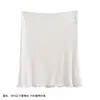 Calças Leggings Antibacterianas de Seda Saia Calça Cintura Média Anti-Exposição Calças de Três Pontos Calças de Seda de Segurança Calças de Dormir