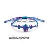 El Más Vendido Transfronterizo de Amazon: Pulsera trenzada de Nudo Chino Cazador de Demonios, Regalo de Vacaciones, Pulsera trenzada ajustable