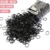 Saco de Elásticos Coloridos Descartáveis para Adultos e Crianças Amarrarem o Cabelo com Forte Tração e Espessura Contínua Elásticos de Cabelo e Acessórios de Cabeça para Crianças