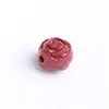 Acessórios de Cinábrio flor lótus de neve rosa contas espalhadas gota pequena cordão trançado à mão DIY material para pulseira
