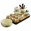 Juego de té Panda Kung Fu, juego completo, juego de té automático, tetera de oficina, taza de té, regalo simple, logotipo personalizado