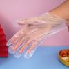Luvas Descartáveis de Grau Alimentício Catering Salão de Beleza Máscara de Mão Comer Lagosta Filme Plástico Pe Transparente Espessado Antiderrapante