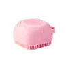 Cepillo de baño de silicona para mascotas puede contener gel de ducha, adecuado para masajear y bañar gatos y perros, herramienta suave de silicona para limpiar y acicalar, en stock