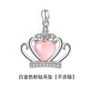 Venta al por mayor del fabricante Moda coreana Versátil Collar con colgante de flor de corona de piedra de hibisco Colgante moderno Mercado transfronterizo