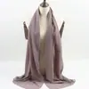 148 Lenço Bolha de Chiffon Perolado Colorido Lenço de Cabeça Malaio Lenço Feminino Lenço de Cabeça Malaio