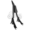 Adecuado para Motocicleta de Calle Harley Gliding Modificada Asiento Trasero Integrado Puntiagudo Cojín Respaldo 09-23