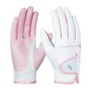 Nuevos Guantes de Golf con Protección Solar para Primavera y Verano para Mujer Antideslizantes de Cuero PU Guantes Deportivos Coreanos para Mujer Manos de Cuero PU