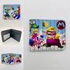 Bolsa para Monedas Super Mary Mario Bros Mario Estudiante Hombres y Mujeres Billetera Plegable de Cuero PU Porta Tarjetas
