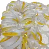 Pulsera de ágata de una sola pieza en colores de caramelo, pulsera de calcedonia translúcida y delicada color amarillo hielo, pulsera de jade de ágata natural, accesorio de regalo para mujer