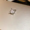 Brincos Geométricos Zircônia Brilhante Sem Furo, Estilo Doce e Cool, Ear Cuff Exquisito e Compacto, Brincos de Luxo Leve de Alta Qualidade Atacado