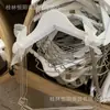 Tienda de Maternidad e Infancia de Madera Maciza Colgador de Ropa Blanco para Bebés Traje de Una Pieza Perchero de Madera Maciza para Monos y Pantalones Blancos de Niños