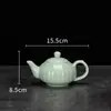Conjunto Cerâmico Doméstico Bule de Chá Kung Fu Conjunto de Chá Bule de Argila Roxa Celadon de Longquan Lótus Xícara Pequena Xícara de Chá para Restaurante Atacado