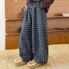 Suéter cárdigan de bloques de color retro con bordado de dibujos animados para mujer 2026 Otoño Invierno Nuevo estilo coreano tejido holgado informal