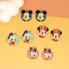 Accesorios DIY Cuidadosamente Seleccionados con Periféricos de Dibujos Animados Mickey Minnie Pato Donald Aleación Goteo de Aceite Llavero Colgante para Bolso